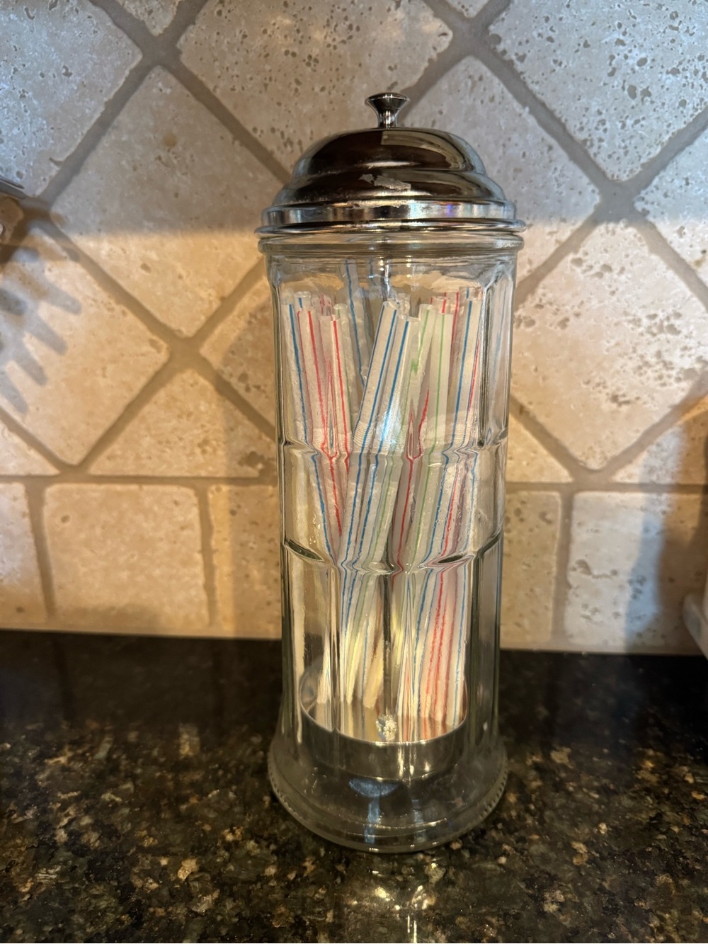 Glass Straw Dispenser